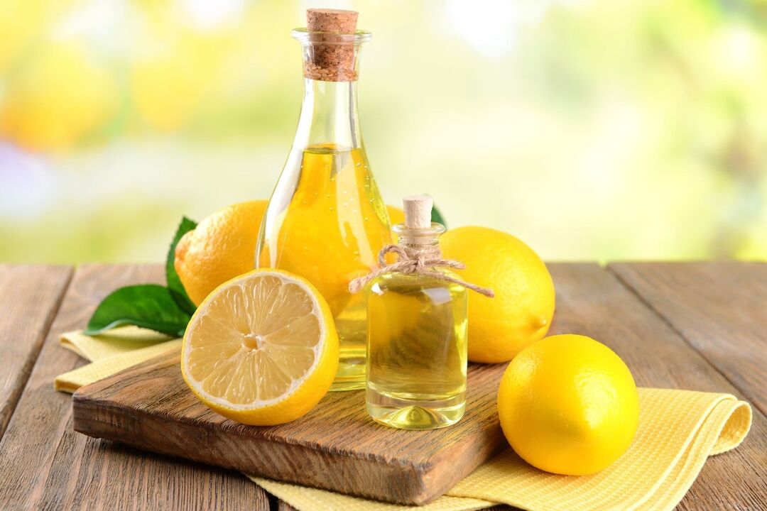 Limon eter - yüzün cildini beyazlatmak için ana madde